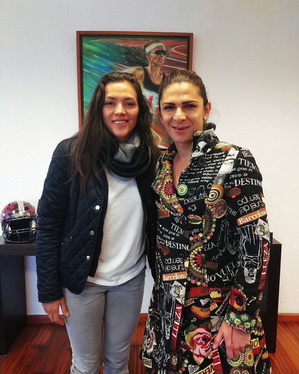 María Espinoza y Ana Guevara (Twitter @mariespinozatkd)