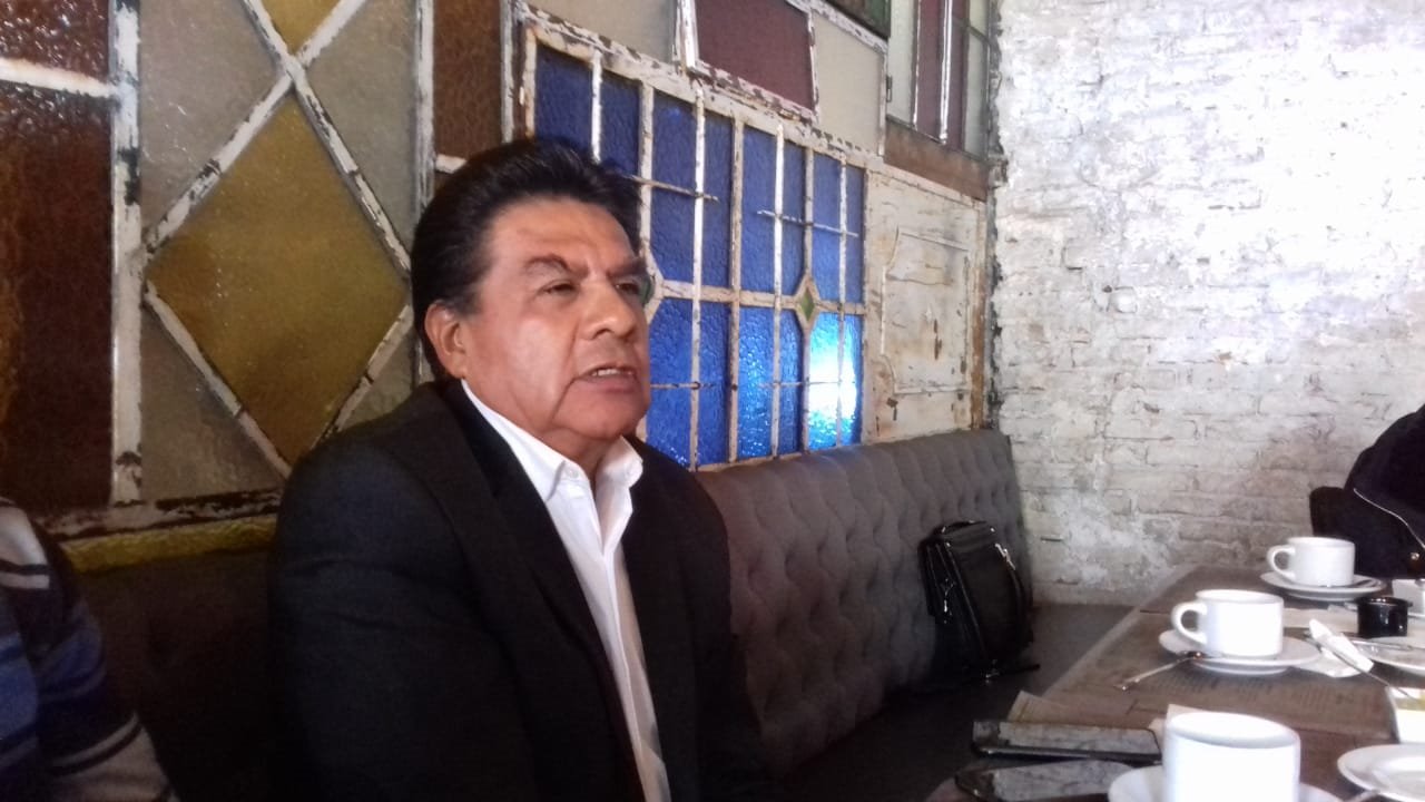 Ricardo Ordaz Pérez, secretario general del Sindicato Independiente del Colegio de Bachilleres del Estado de Puebla (Sitracobp) (Jaime Zambrano)
