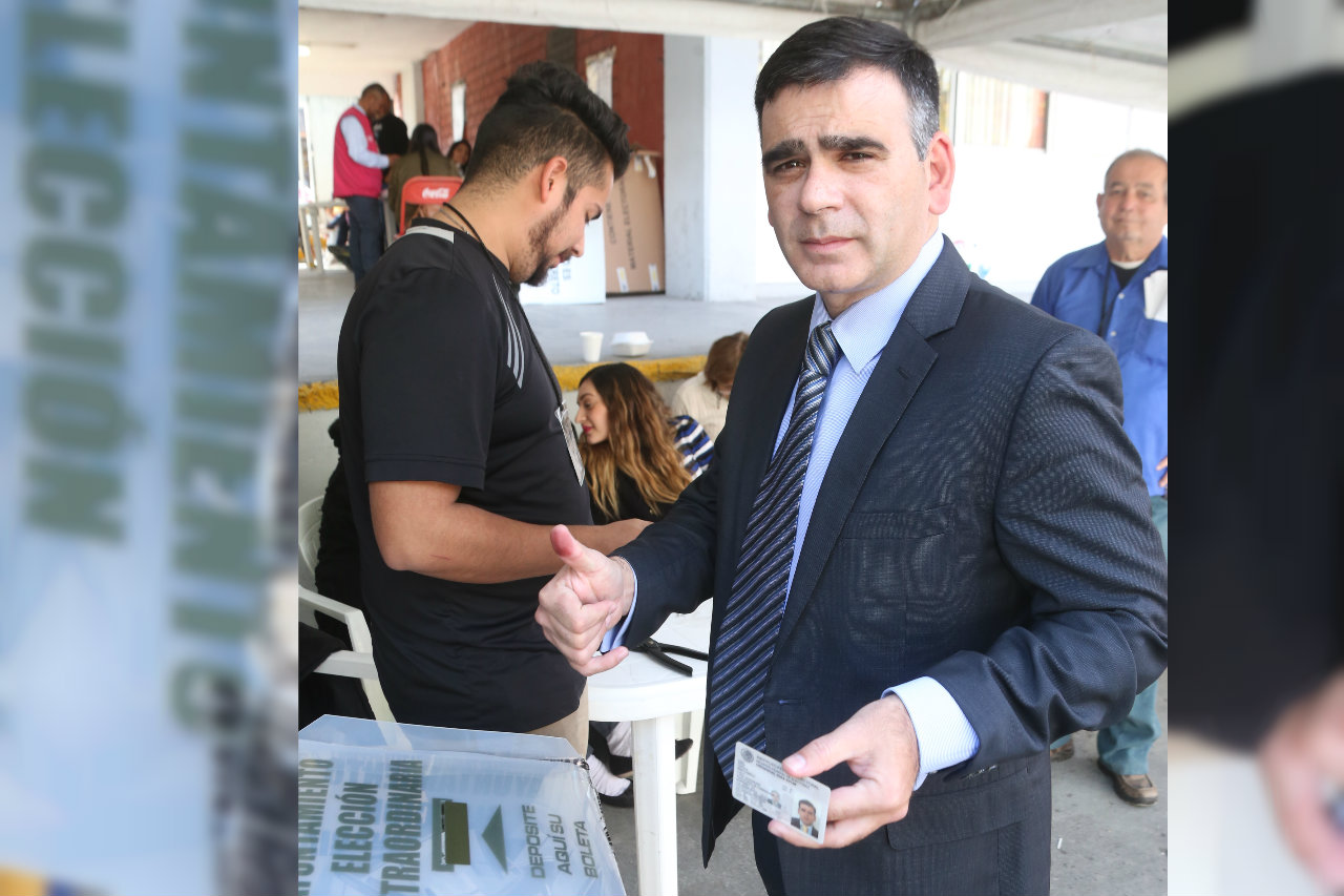 El consejero presidente de la CEE, Mario Alberto Garza Castillo. (Raúl Palacios)