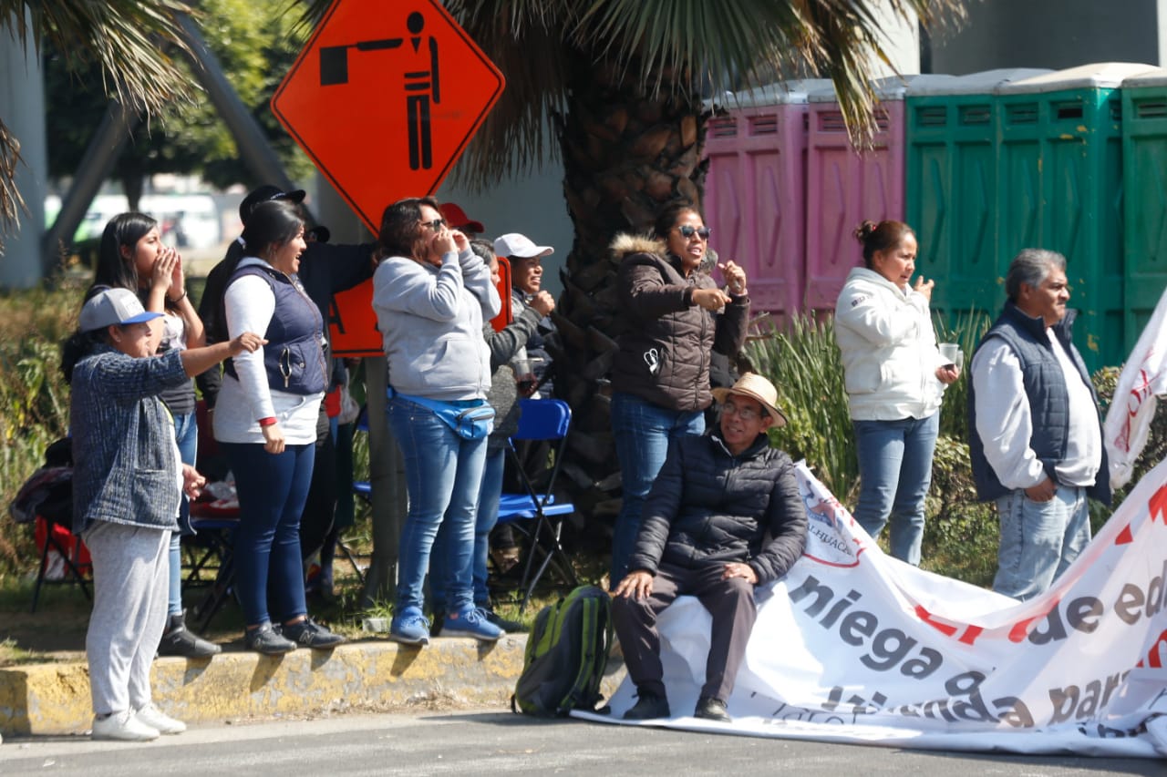 Los manifestantes reclaman el recorte al sector agrario en el proyecto de presupuesto para 2019. (Araceli López)