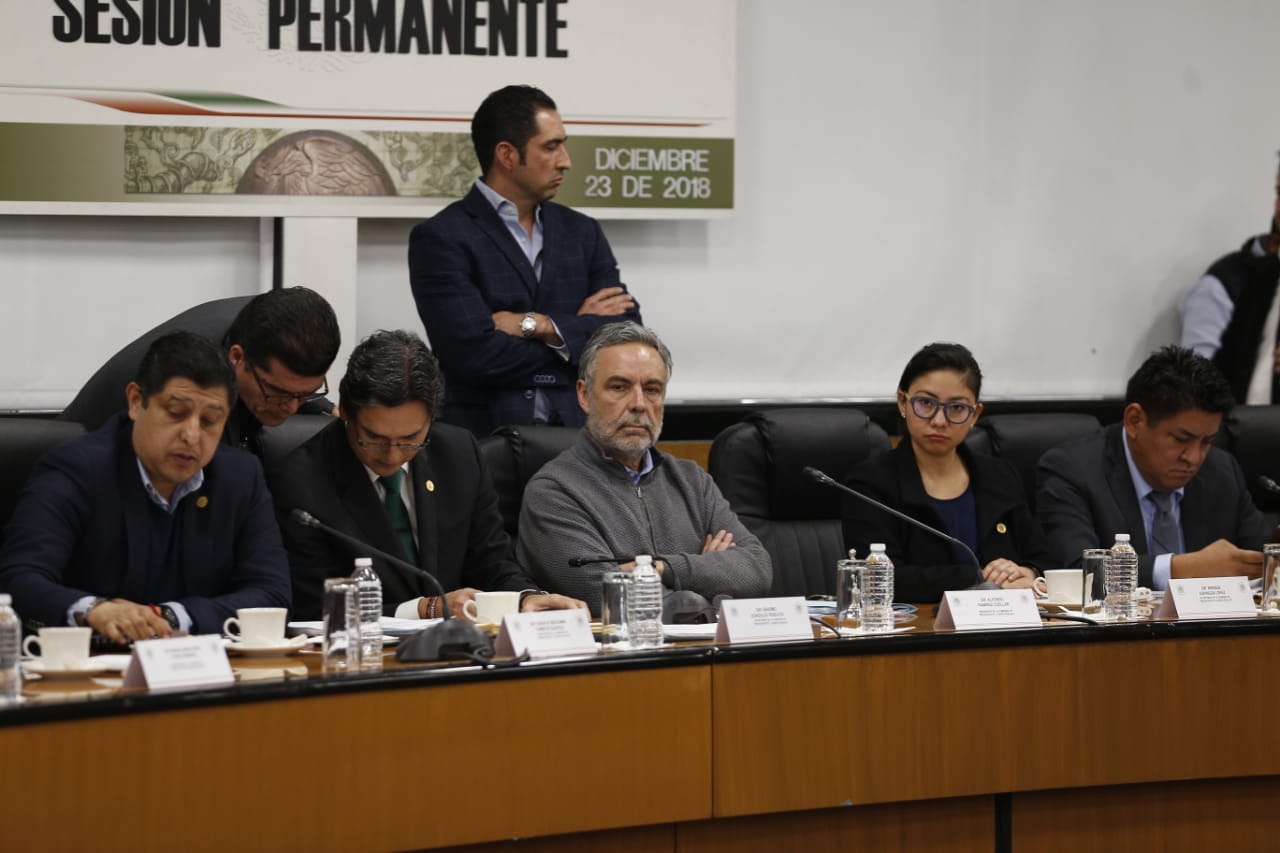 El presidente de la comisión de Presupuesto y Cuenta Pública, Alfonso Ramírez Cuellar (Héctor Téllez)