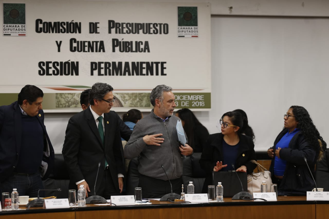 Terminó la sesión de la Comisión de Presupuesto y Cuenta Pública de la Cámara de Diputados. (Héctor Téllez)