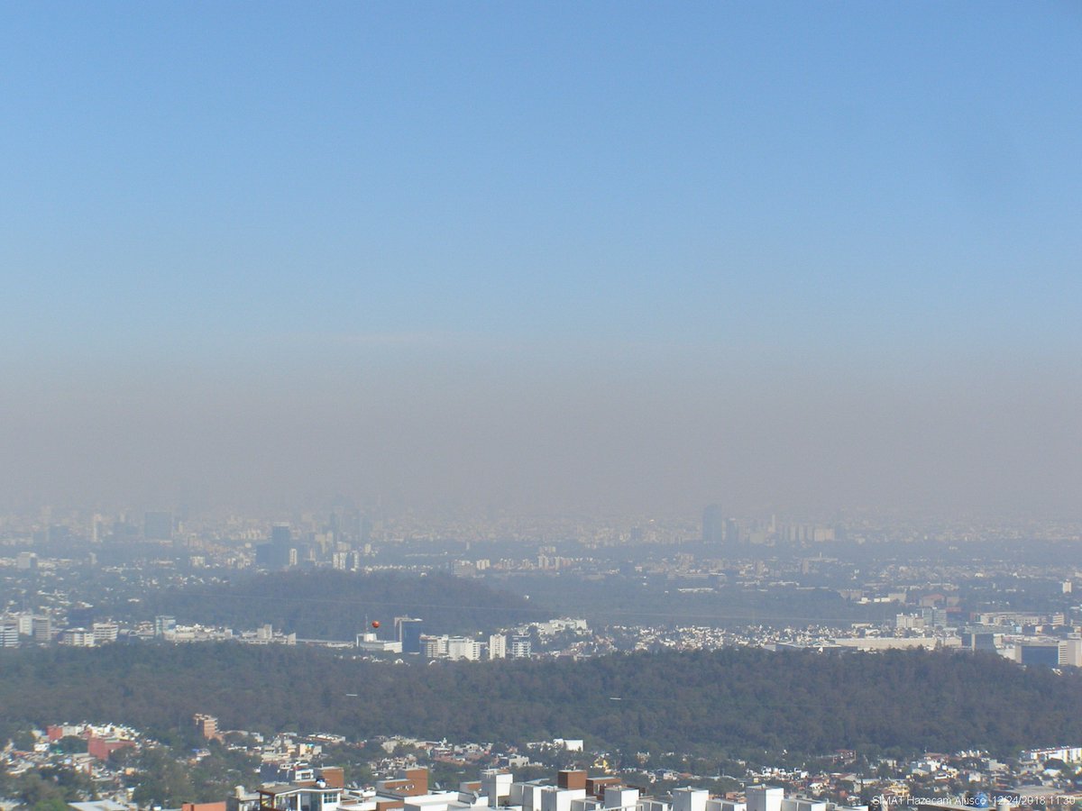 El organismo recomendó a la población tomar precauciones. (@Aire_CDMX)