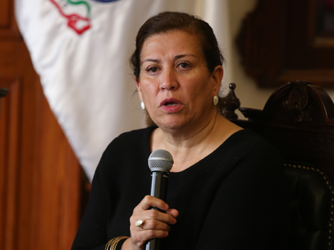 La delegada del Gobierno Federal en Nuevo León, Judith Díaz. Foto: Jorge López