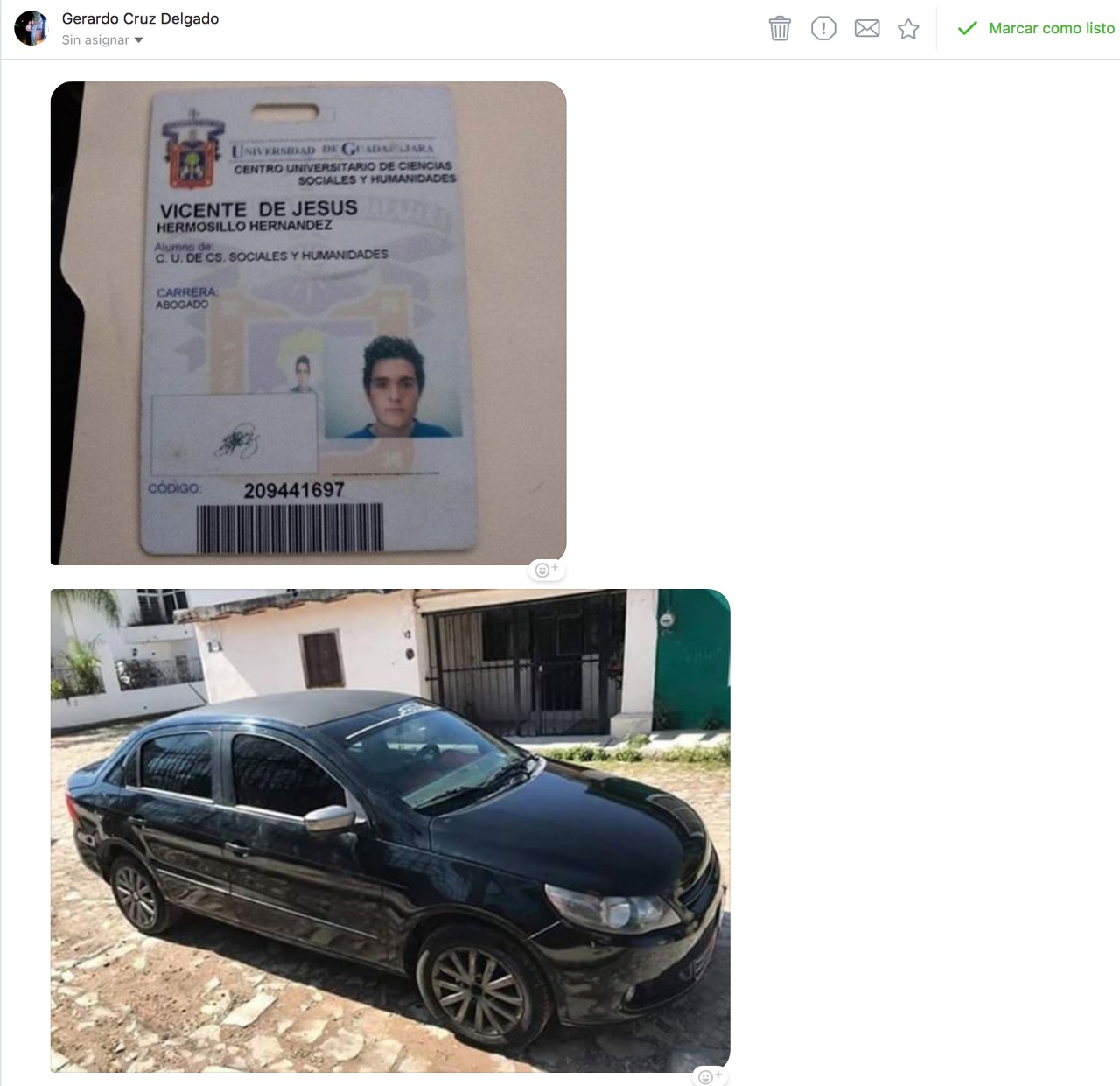 El joven fue reportado como desaparecido desde el pasado 20 de diciembre. (Especial)
