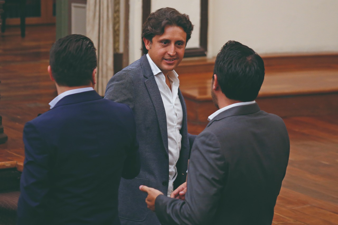 José Juan Espinosa Torres,  presidente de la Mesa Directiva del Congreso de Puebla (Andrés Lobato)