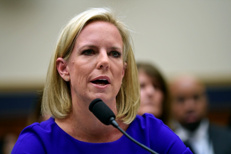 La secretaria de Seguridad Nacional, Kirstjen Nielsen.