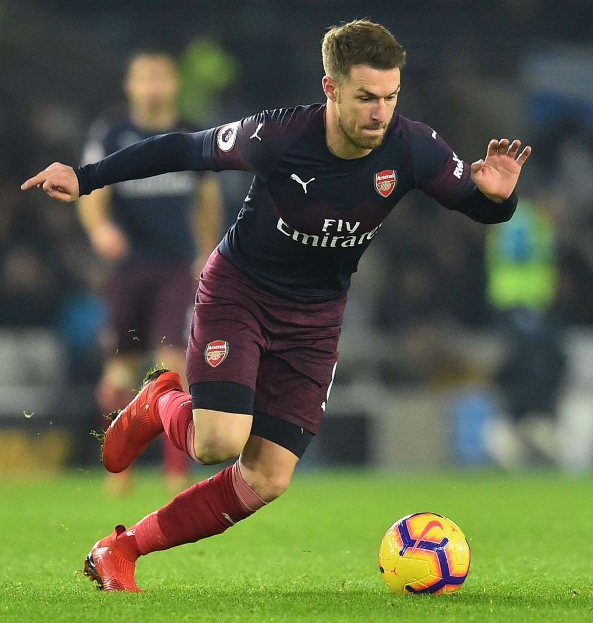 Aaron Ramsey, futbolista del Arsenal (AFP)