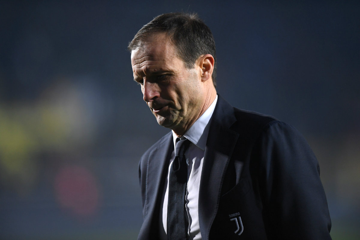 Massimiliano Allegri, director técnico de la Juventus (Reuters)