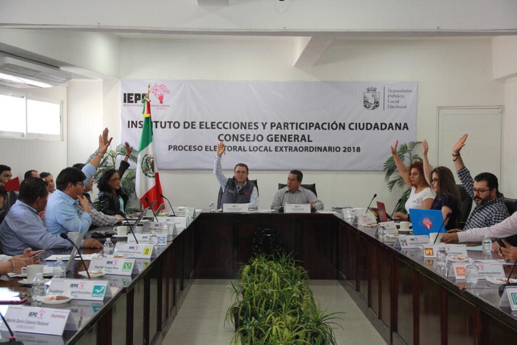 Sesión del IEPC Chiapas. (IEPC)