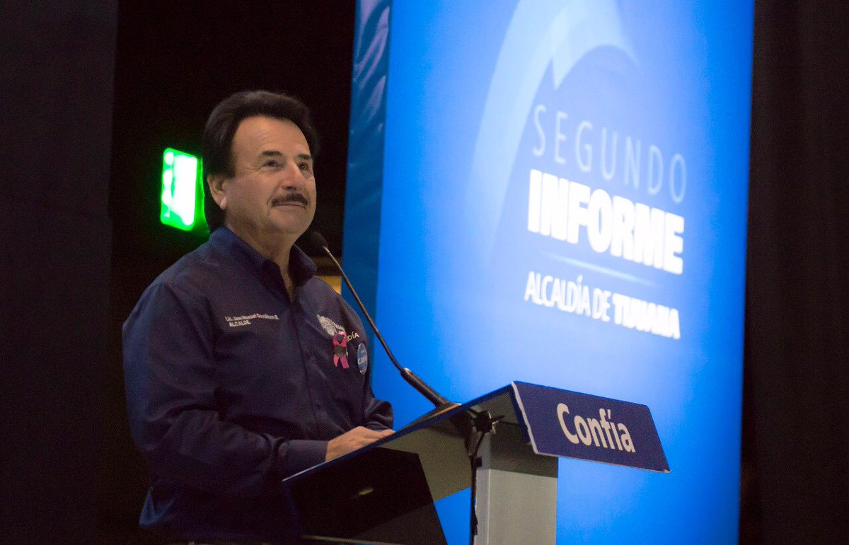 Juan Manuel Gastélum, alcalde de Tijuana. (Tomada de @ALCDETI)