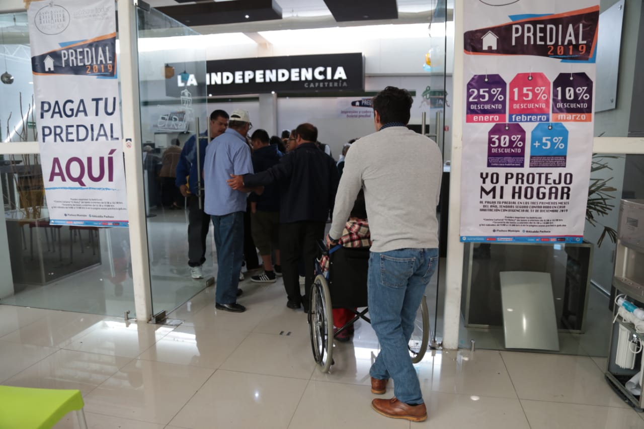Instalan oficina temporal para pago de predial en Pachuca. (Maribel Calderón)