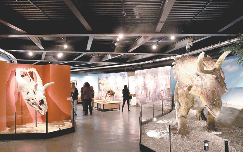 Hace unos meses, el Planetario Alfa exhibió Dinosaurios hechos en México. (Gustavo Mendoza Lemus)