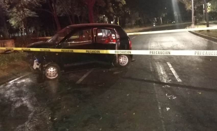 El accidente ocurrió en Reforma, a la altura de Montes Auvernia. | Alejandro González