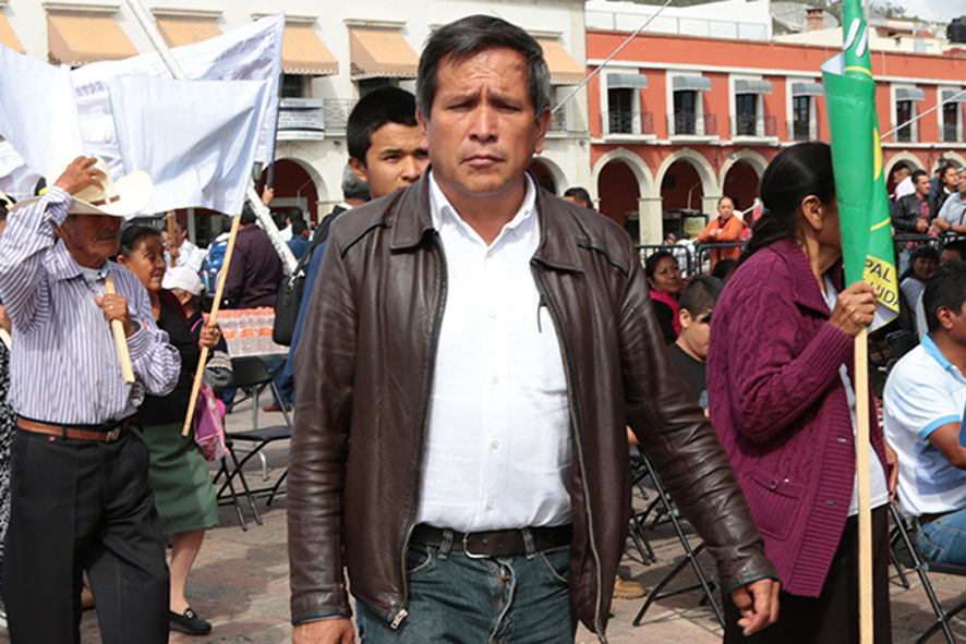 Andrés Caballero Zerón, presidente del Consejo Estatal del partido Morena. (Maribel Calderón)