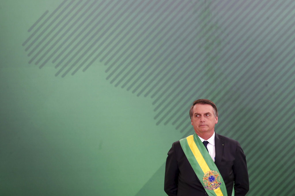 Jair Bolsonaro comentó que está dispuesta a tener una base militar en Brasil. (AP)
