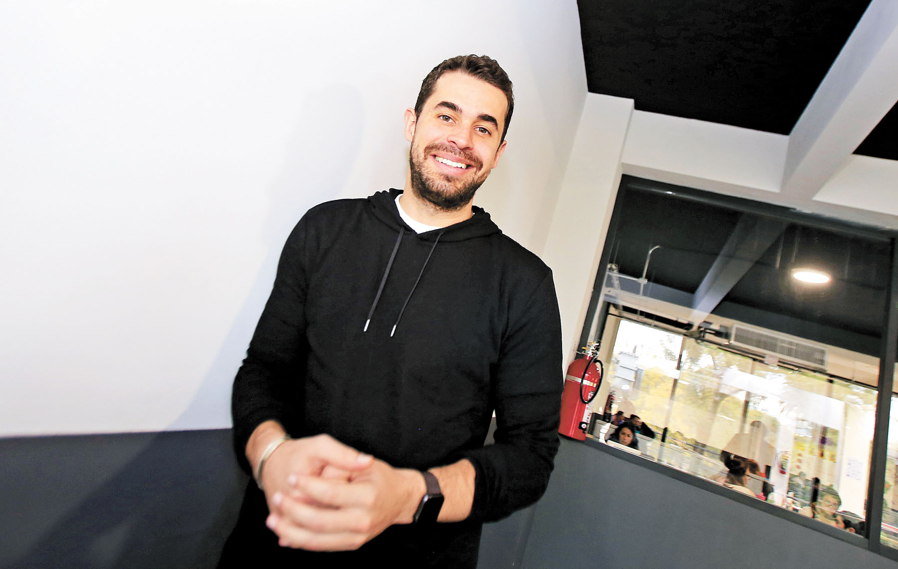Sebastián Mejía, uno de los fundadores de la empresa. (Ariana Pérez)