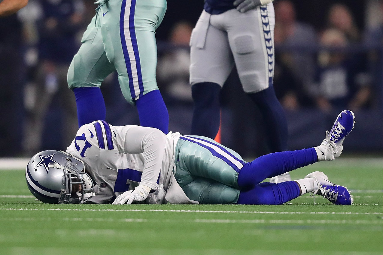 Allen Hurns tras la lesiön (AFP)
