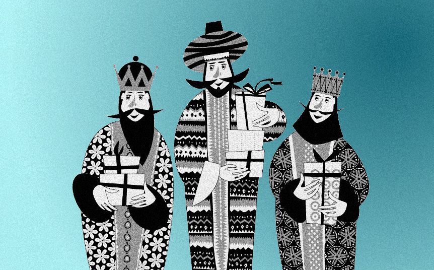 Ellos son Melchor, Gaspar y Baltazar... ¿o no? (Milenio Digital)