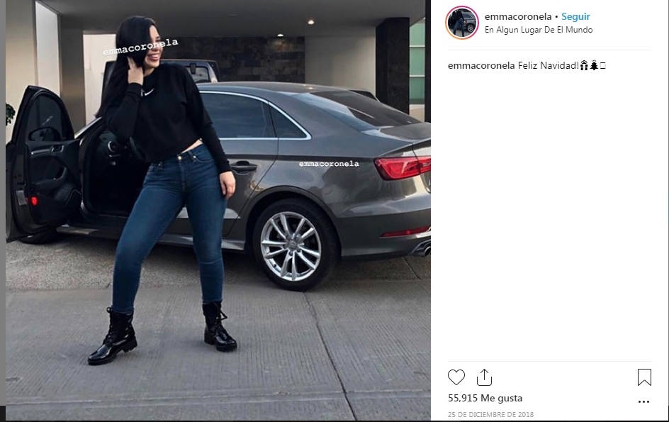 Coronel suele lucir su prenda favorita: unos jeans ajustados.
