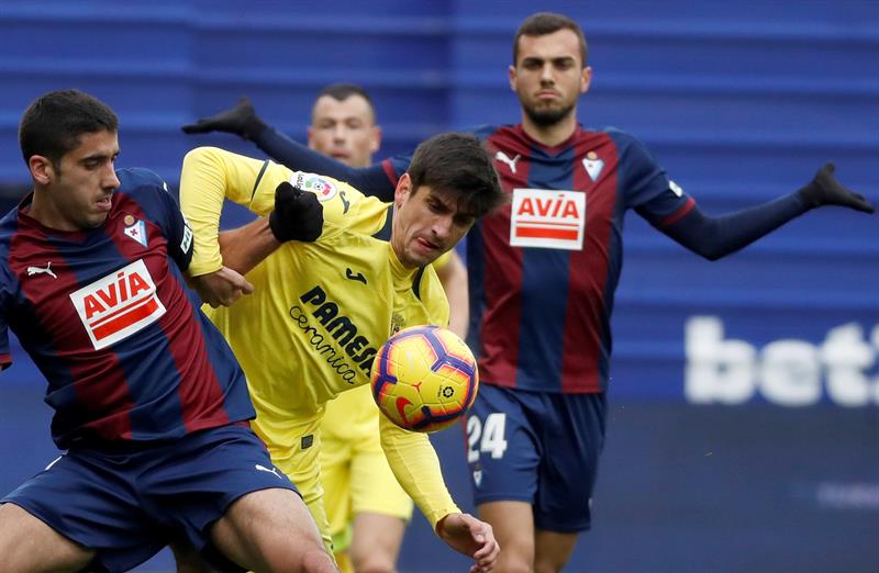 El Villarreal empató sin goles con el Eibar (EFE)