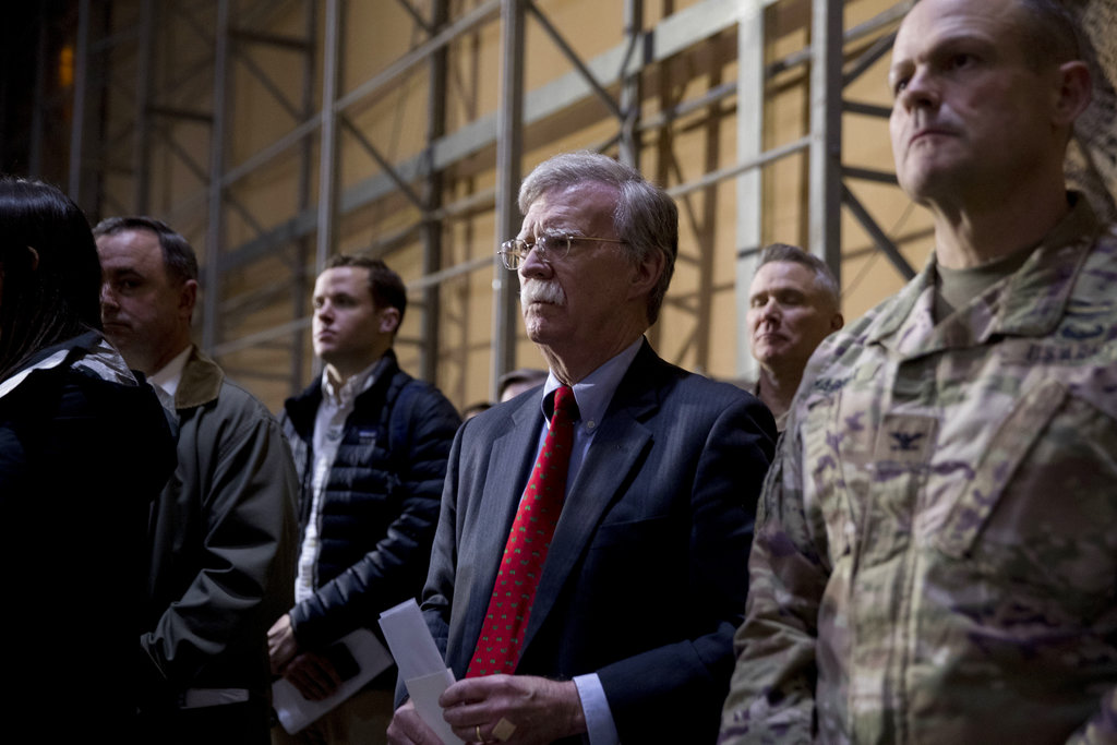 John Bolton, asesor de Trump, dijo que aún no  hay fecha para la retirada de las tropas estadunidenses de Siria. (AP)