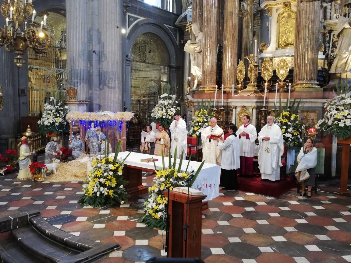 El líder de la grey católica, dijo desconocer la fecha en la que el Congreso local podría resolver la designación del gobernador interino (Josué Mota)