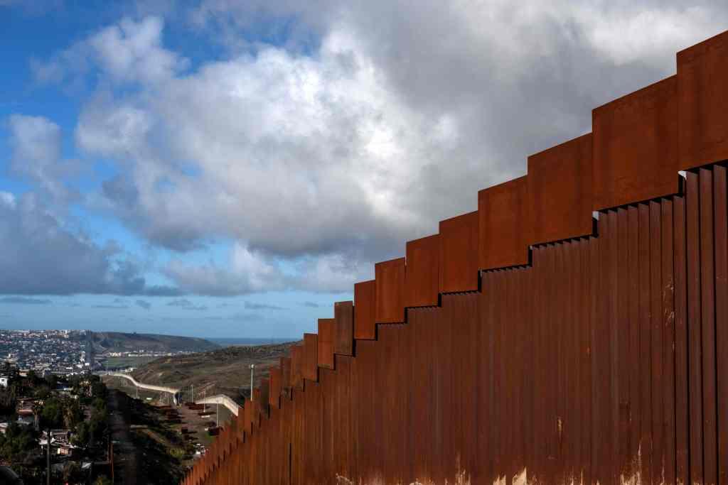 Muro fronterizo. AFP