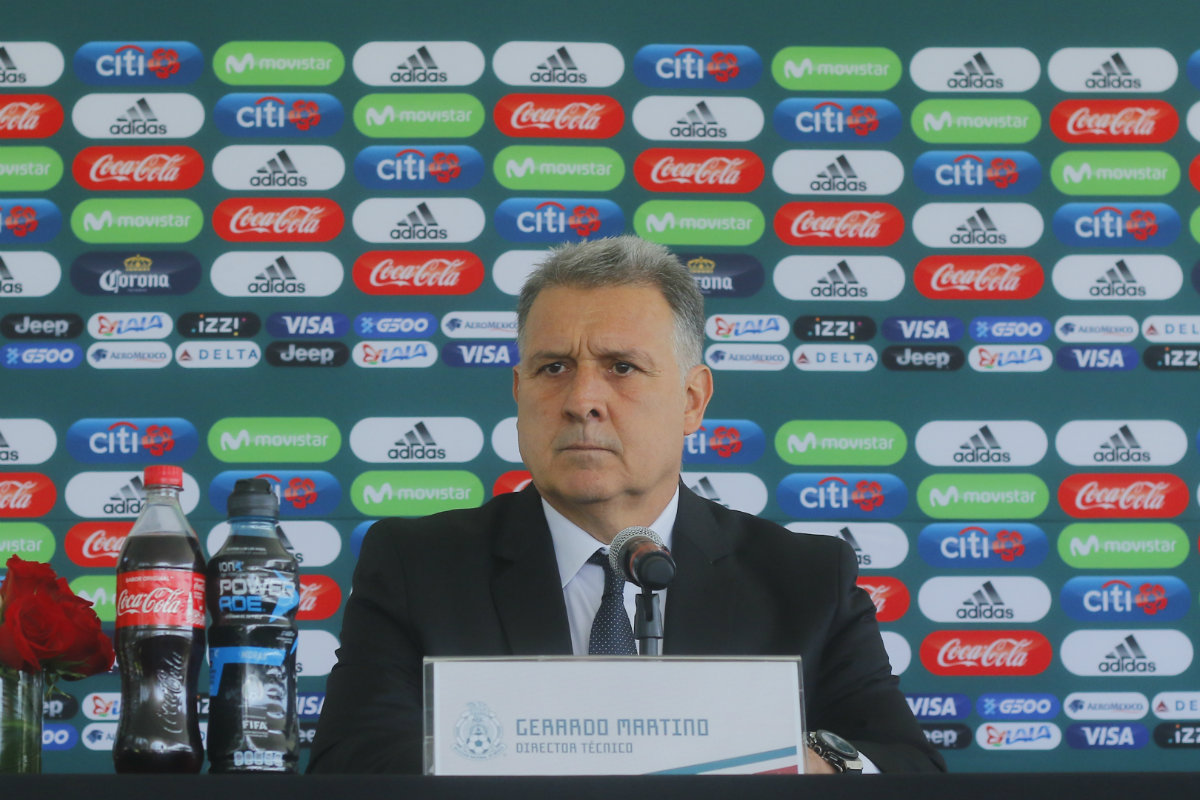 Gerardo 'Tata' Martino en su presentación como director técnico del Tri (Imago7)