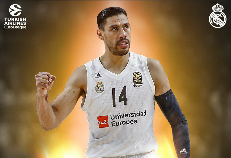 Gustavo Ayón, pívot del Real Madrid (Twitter @RMBaloncesto)