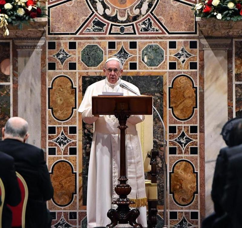El llamado del papa Francisco lo hizo en su mensaje de Año Nuevo al cuerpo diplomático acreditado ante la Santa Sede.