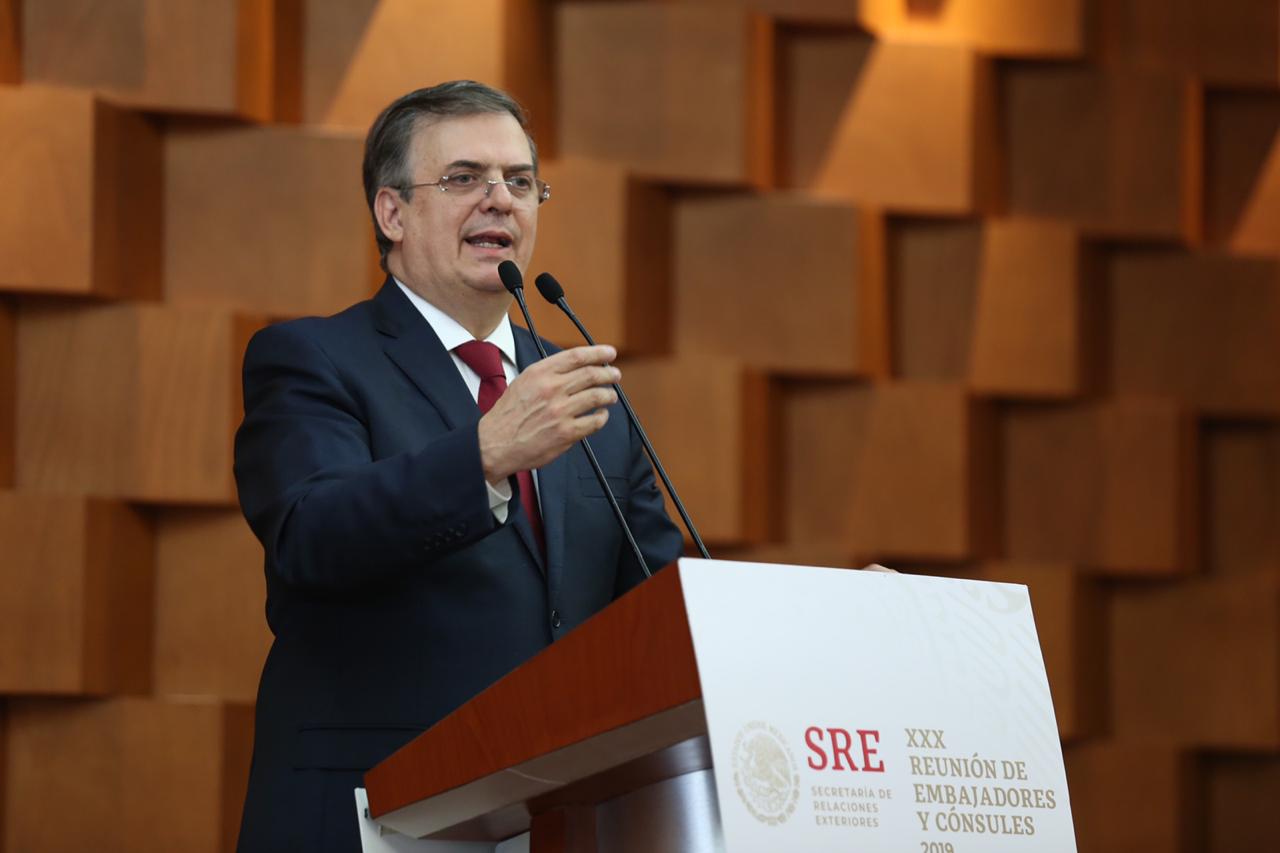 Marcelo Ebrard respondió a Donald Trump que México no actúa con base en amenazas (Nelly Salas)