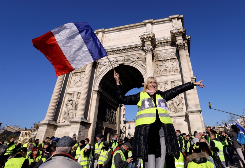El movimiento nació para hacer frente a las reformas del presidente Emmanuel Macron.
