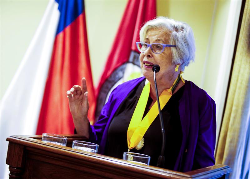 Adriana Valdés, nueva presidenta de la Academia Chilena de las Lengua y del Instituto de Chile. (EFE)
