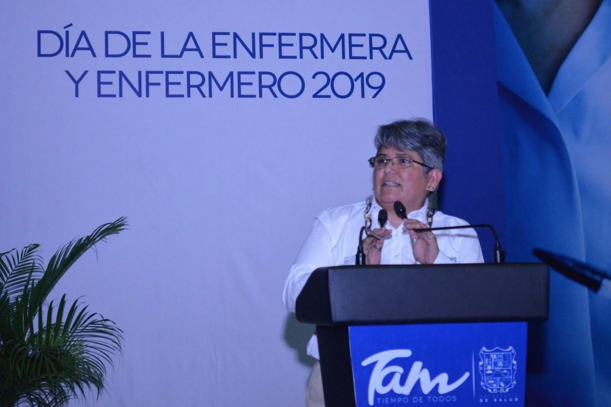 Gloria Molina, secretaria de Salud de Tamaulipas.