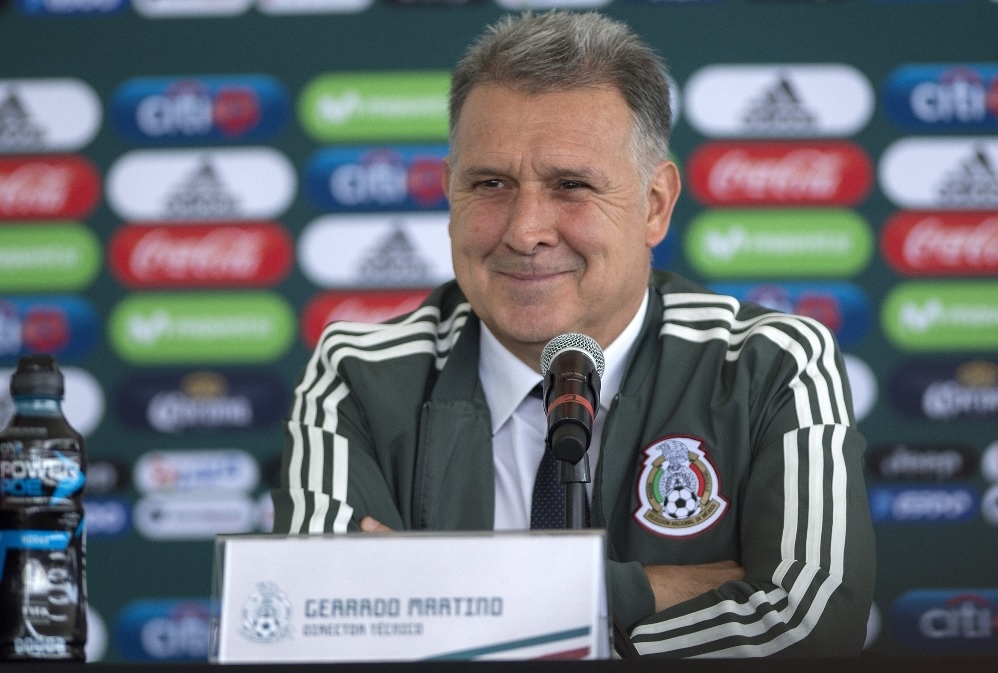 El estratega del Tri, Gerardo Martino en conferencia de prensa (Imago7)