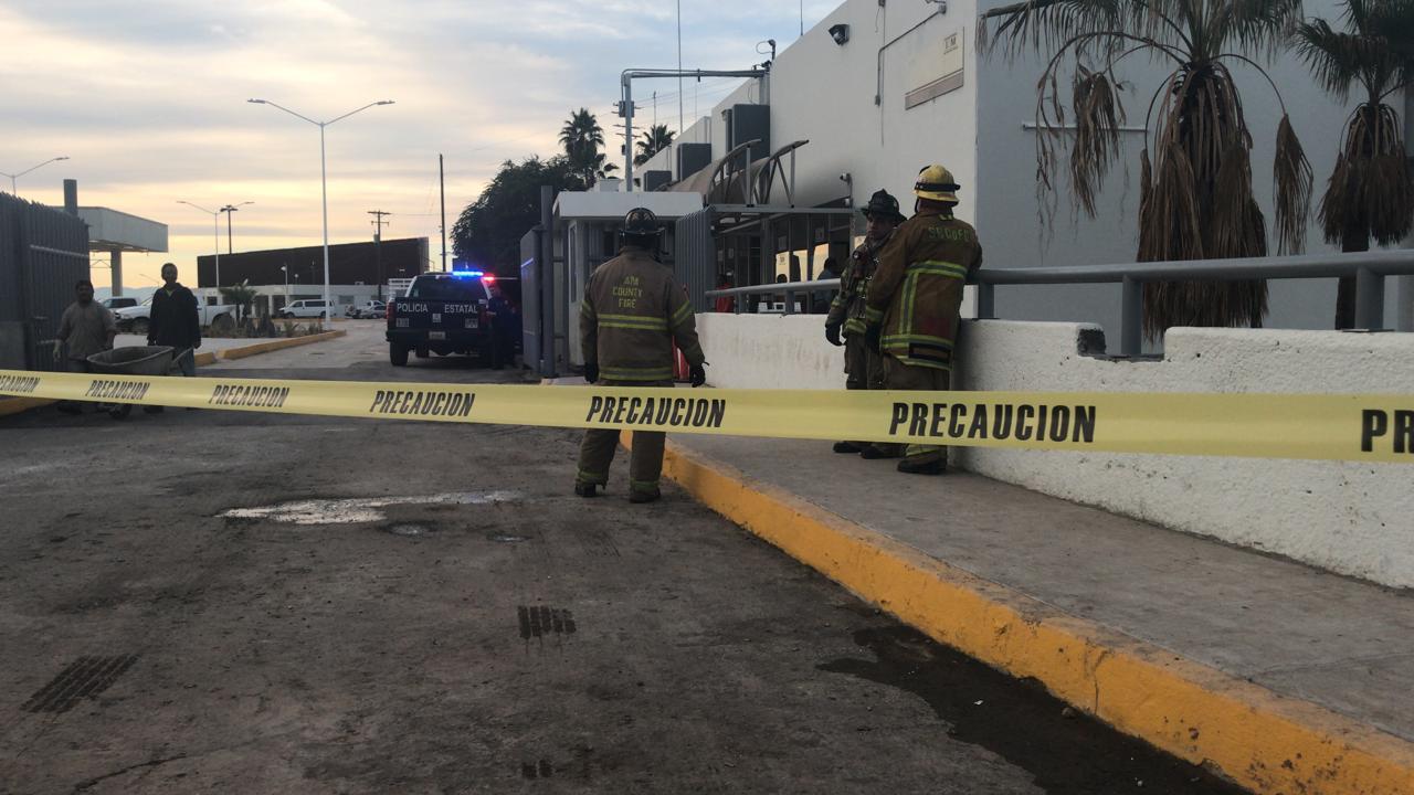 Los migrantes protestaron al interior de la Estación Migratoria de Mexicali. (Said Betanzos)