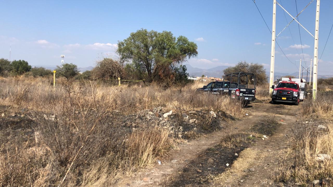 El hallazgo ocurrió entre las calles Araucaria y Poco Quemado