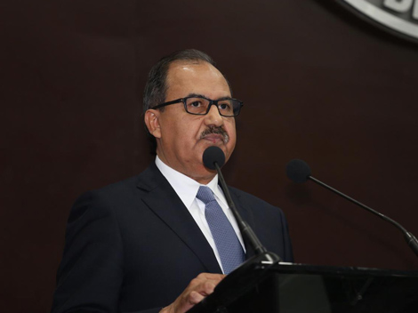 Francisco Javier Mendoza, presidente del Tribunal Superior de Justicia. (Foto: Jorge López)
