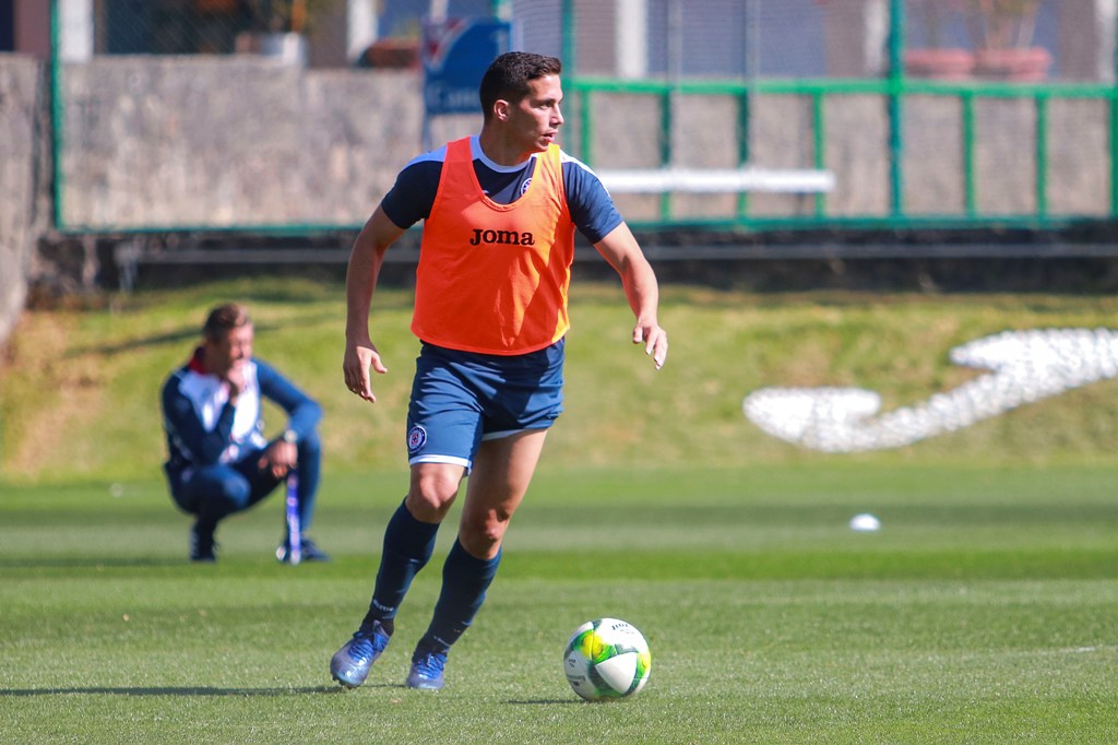 Iván Marcone durante un entrenamiento de 'La Máquina' (Imago7)