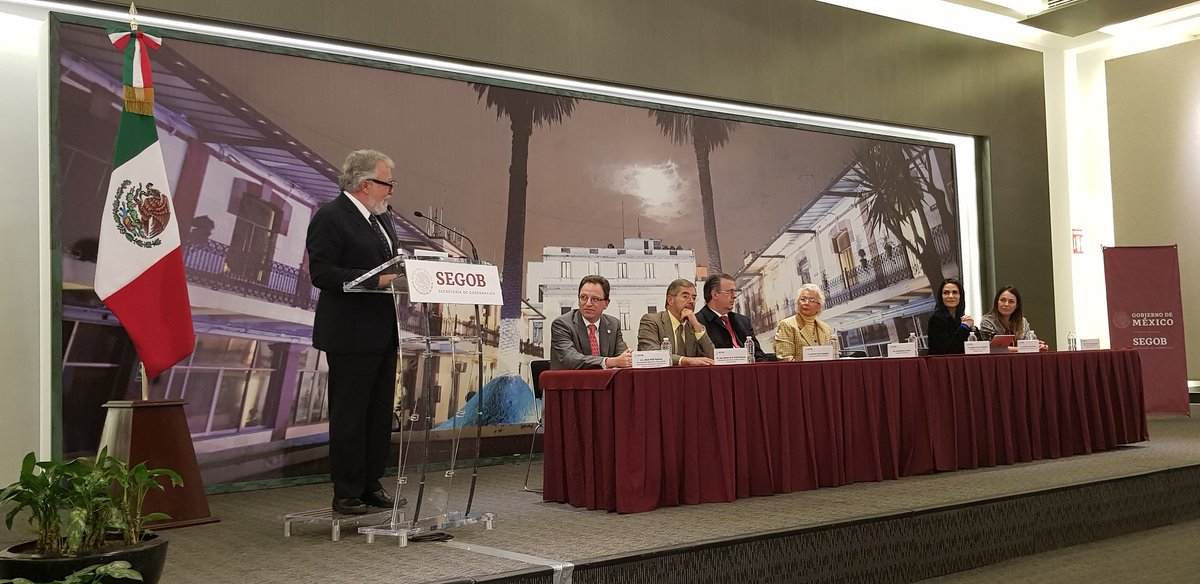 Lydia Cacho dijo el que este es sólo el primer paso para la reparación del daño (Segob).