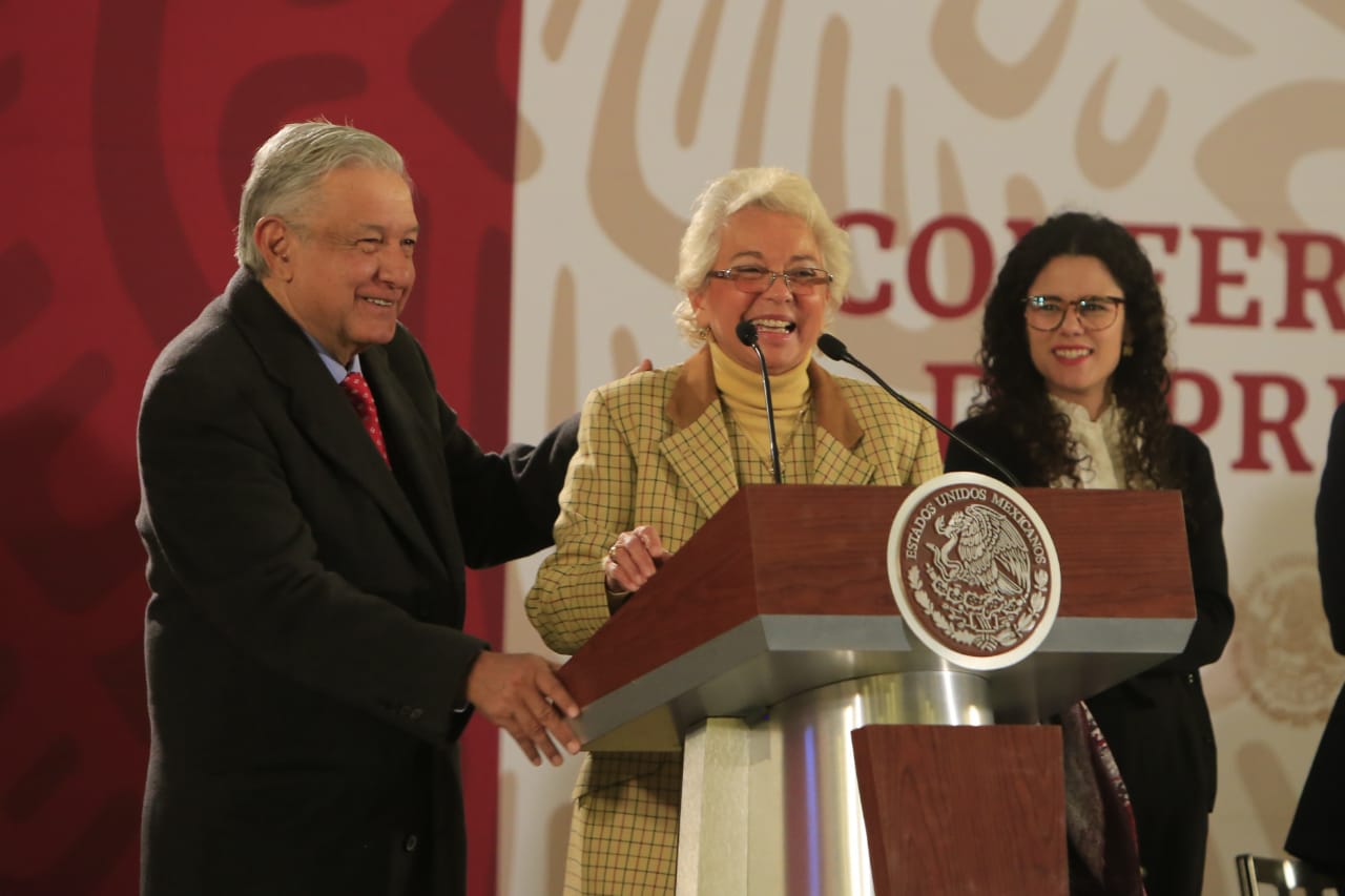 Olga Sánchez, secretaria de Gobernación. (Ariana Pérez)