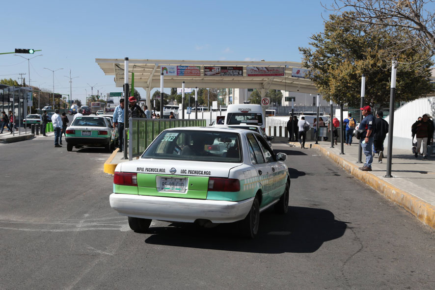Organización de Sitios y Rutas de la Central de Autobuses de Pachuca reporta bajas temporales. ( Maribel Calderón)