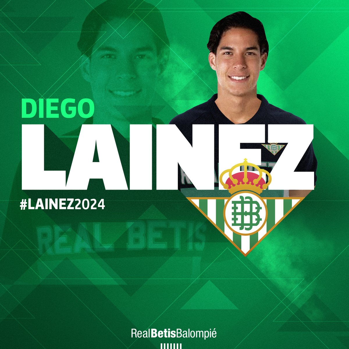 El mediocampistas mexicano Diego Lainez (@RealBetis)