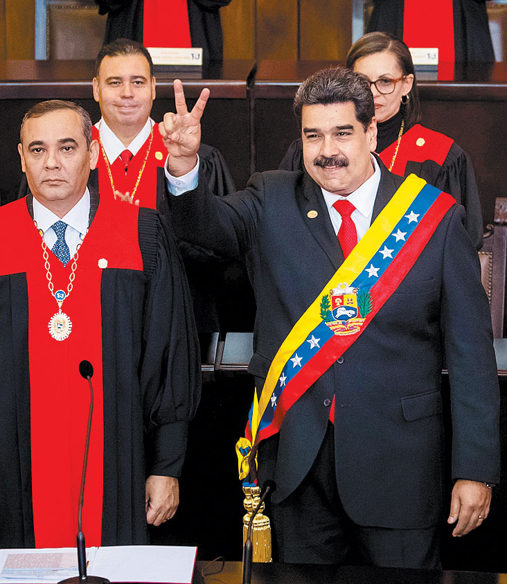 El presidente juró ayer su segundo mandato. (Reuters)
