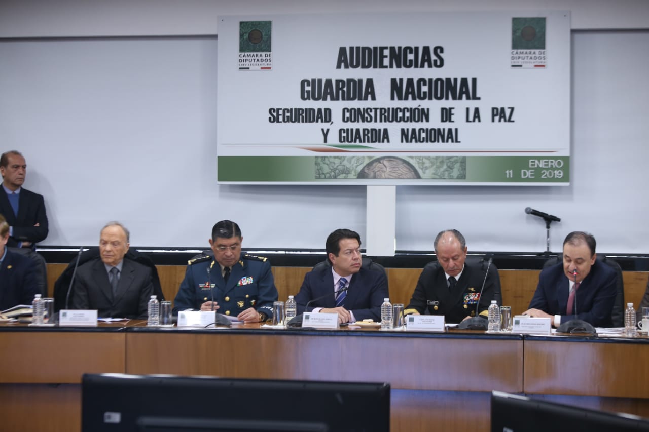 El secretario de Seguridad, Alfonso Durazo, participó en las audiencias públicas sobre la creación de la Guardia Nacional/Juan Carlos Bautista.
