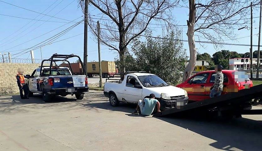 Vehículos recuperados con reporte de robo.