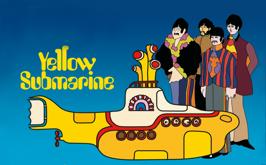 El álbum 'Yellow Submarine' se estrenó el 13 de enero de 1969 en EU. (thebeatles.com)