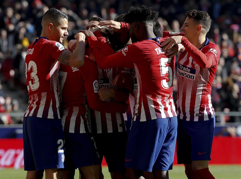 Antoine Griezmann anotó el único gol del partido (EFE)