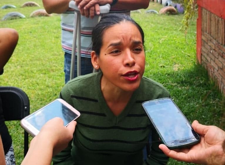 Erika Salgado García, vocera del Frente Democrático del Sector Salud en la entidad (Rogelio Agustín).